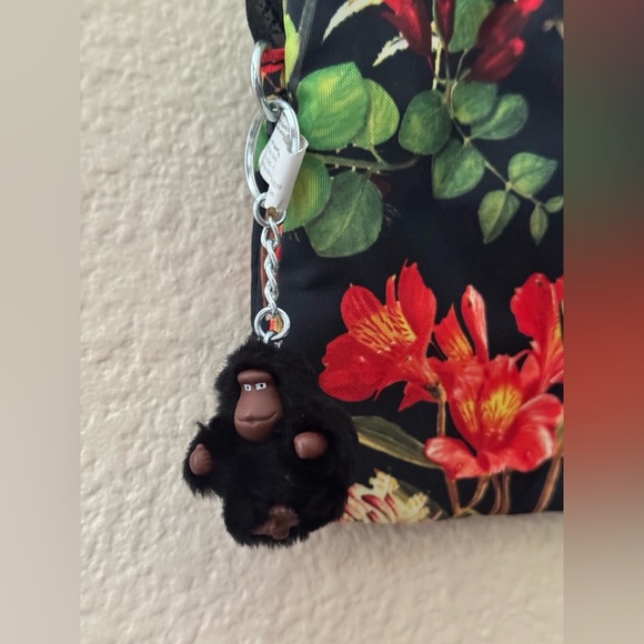 Kipling | Black Floral Crossbody Bag - Picture 3 of 4